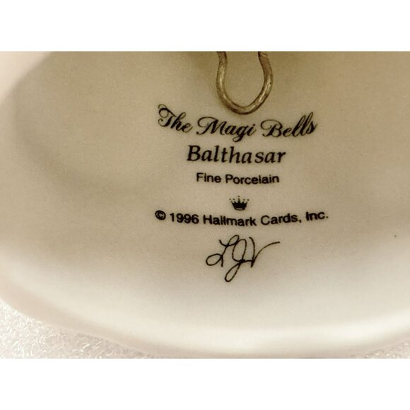 Hallmark Keepsake Porcelain Ornament The Magi Bells Balthasa Frankincense 96' - Picture 6 of 8